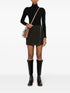 high-waisted virgin-wool skirt